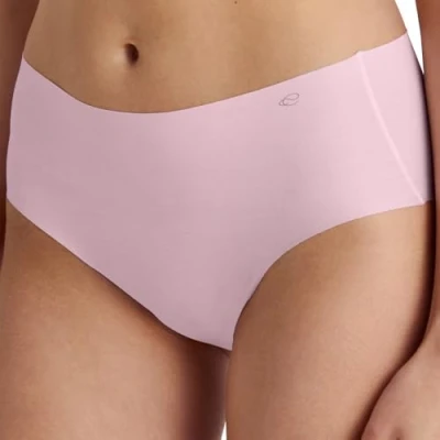 Afbeelding van CALIDA Natural Skin Seamless midi slip, Cradle to Certified® dames, naadloos, temperatuurregulerend en sneldrogend, Frappe Rose roze, 32 34