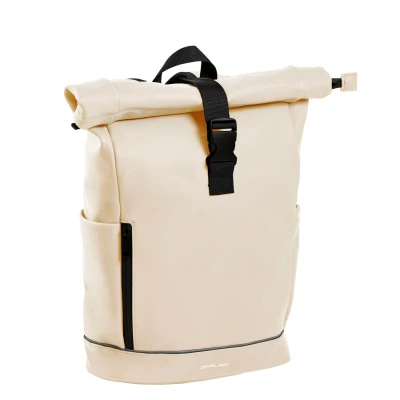 Afbeelding van Daniel Ray Highlands Water Repellent Laptop Backpack 15.6&#039;&#039; beige Schoolrugzak