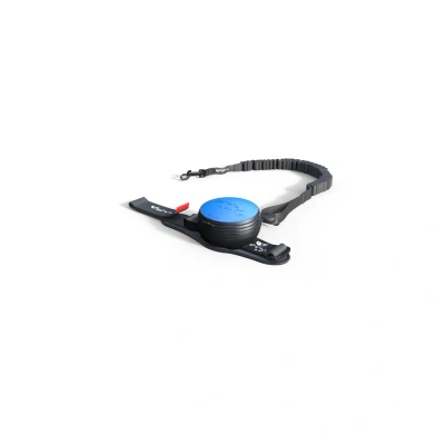 Afbeelding van Lishinu Pols Rollijn Bungee Blauw Hondenriem M 8 12kg