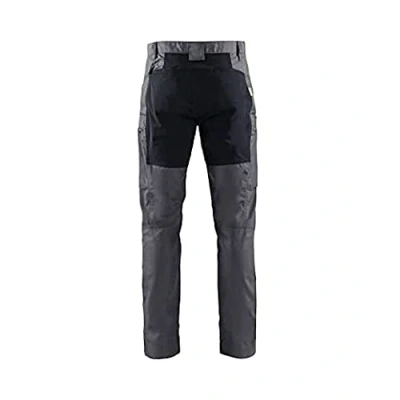 Afbeelding van Blaklader Service werkbroek met stretch 1459 1845 Medium Grijs/Zwart C56