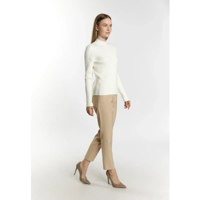 Afbeelding van Dreimaster Ledkin Trui, Dames, Maat: XS/S, Wollweiss