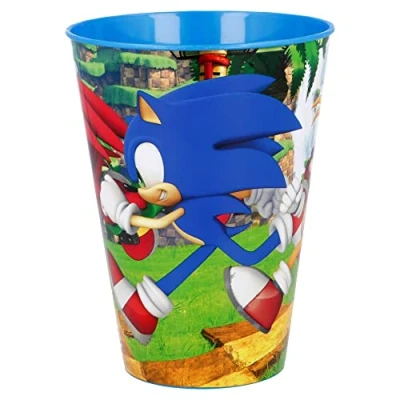 Afbeelding van Sonic Herbruikbare drinkbeker voor kinderen, kunststof, BPA vrij, 430 ml
