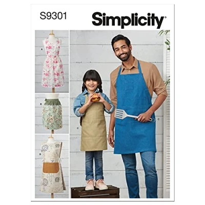 Afbeelding van SIMPLICITY SS9301A UNDEFINED Schort S XL, Wit