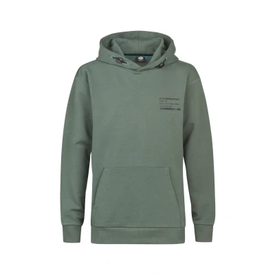 Afbeelding van Petrol Industries BACK Print Puget Sweater voor kinderen, Maat: 104, Green smoke