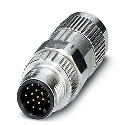 Afbeelding van Phoenix Contact 1559602 Sensor/actuator connector, niet geassembleerd M12 Aantal polen (sensoren): 17 Stekker, recht 1 stuk(s)