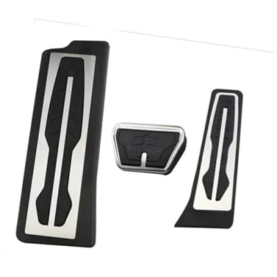 Afbeelding van DEMULAX Auto Pedalen Plaat Cover, for BMW, 3 Serie G20 G21 2020 2022 Accessoires Antislip Pads Gaspedaal Brandstof Rempedaal Voetsteun Voetpedaal overlay