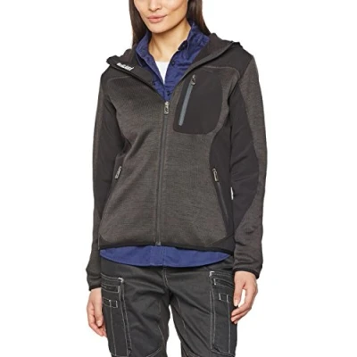 Afbeelding van Blaklader Blåkläder 4931 Dames Vest met Softshell Donkergrijs/Zwart L