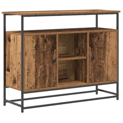 Afbeelding van vidaXL Sideboard Oude hout Spaanplaat, metaal Middelgroot Buffet Tafel