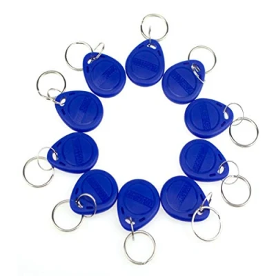 Afbeelding van YAVIS 50 stuks RFID badges Smart ID sleutelhangers 125 kHz nabijheid deurcontrole toegangskaart EM4100 TK4100 Keyfobs NFC Token Badge Holder