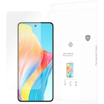 Afbeelding van Cazy Tempered Glass Screen Protector geschikt voor Oppo A58 4G Transparant