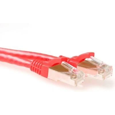 Afbeelding van ACT FB6520 SFTP CAT6A Patchkabel Snagless RJ45 Connectoren Rood 20 meter