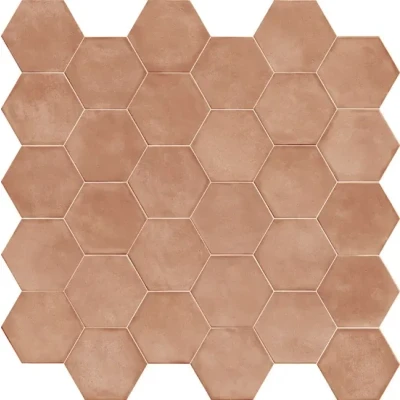Afbeelding van Marazzi Artcraft Hexagon Cotto 21x18,2 cm Keramische Wandtegels Rood