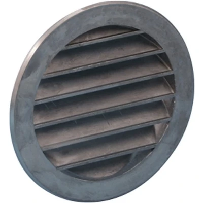 Afbeelding van Nedco schoepenrooster gegoten alum. Ø 150 mm m/grof gaas