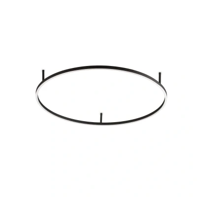 Afbeelding van Ideallux Ideal Lux plafondlamp Oracle Slim zwart 3.000K 90 cm