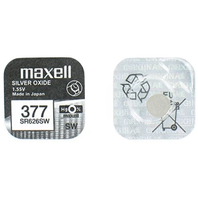 Afbeelding van Maxell LR626 AG4 LR66 L626 177 377A alkaline batterijen 1,5 V, 2 stuks