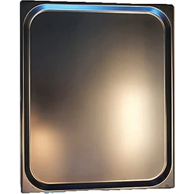Afbeelding van HENDI Gastronormcontainer, temperatuurbestendig van 40 tot 300, heteluchtoven, koelkast en zer chafing dishes Bain Marie, stapelbaar, GN 2/1, 650 x 530 (H) 20 mm, roestvrij staal