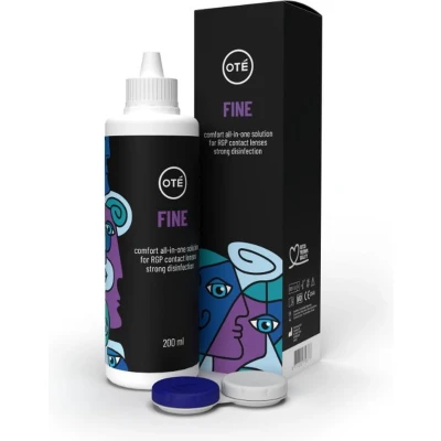 Afbeelding van Oté Fine Alles in één lenzenvloeistof voor harde/vormstabiele contactlenzen 200 ml