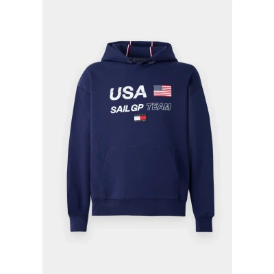Afbeelding van TOMMY HILFIGER Sweatshirt &#039;SAIL&#039; marine / rood wit
