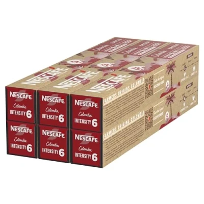 Afbeelding van NESCAFÉ Farmers Origins Colombia Espresso Koffiecapsules 6 x 10 Goedgekeurd voor Nespresso Machines