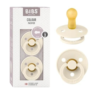 Afbeelding van None Pacifiers Natural Rubber Baby Pacifier Set of 2 BPA Free Noneones Noneade in DenNoneark Size 6 18 Noneonths