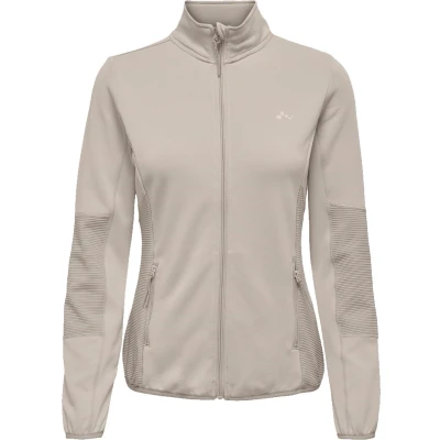 Afbeelding van ONLY Play Onpjetta Fleecejas, Dames, Maat: XS, Fog