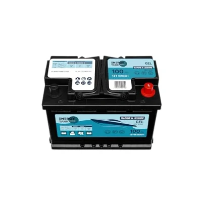 Afbeelding van ENERGY TANK Boot GEL accu 100 Ah 12 V Efficiënt Bootaccu Marine Batterij Lange Levensduur Bootbatterij voor Elektromotor en