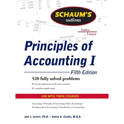 Afbeelding van Schaums Outline Principles Accounting I
