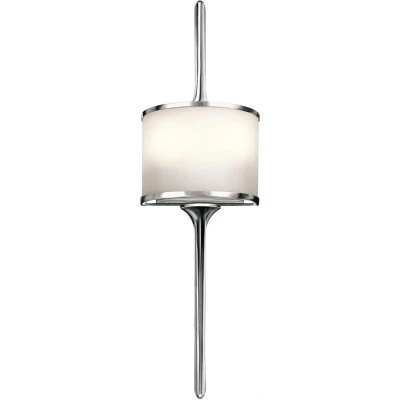 Afbeelding van Kichler LED Wandlamp Mona 3W 3000K 300Lm 830 IP44 Dimbaar Polished Chrome