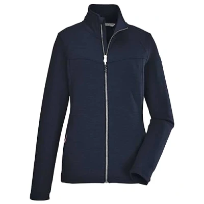 Afbeelding van killtec Dames Stretchjack met opstaande kraag/fleecejack KOS 102 WMN FLX JCKT, dark navy, 42, 39176 000