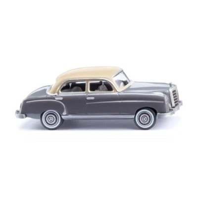 Afbeelding van Wiking 014002 H0 Auto Mercedes Benz 220, basisgrijs/elfeenbeige