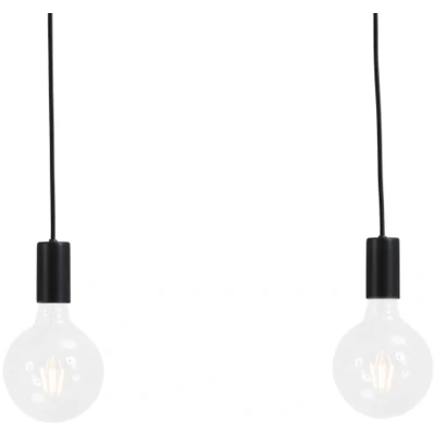 Afbeelding van Masterlight Tessi Hanglamp 3 lichts E27 Zwart