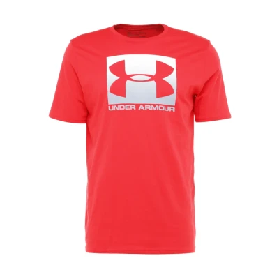 Afbeelding van Under Armour Boxed Sportstyle Tshirt print, Heren, Maat: Medium, Red/steel