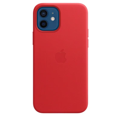 Afbeelding van Apple leren hoesje met MagSafe iPhone 12 Pro / (product)red