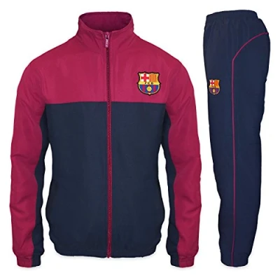 Afbeelding van FC Barcelona Trainingspak voor jongens Officieel Voetbalcadeau Marineblauw 6 7 jaar