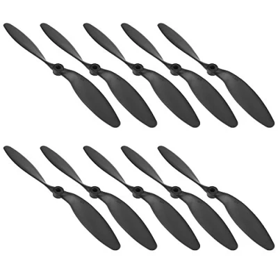 Afbeelding van Dilwe Flugzeug Quadcopter Propeller, 10 Teile / satz 8060 Blatt Propeller Zubeh?r f¨¹r Fernbedienung (Schwarz)