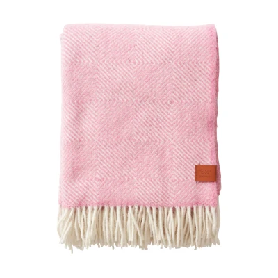 Afbeelding van Wollen Plaid Roze 130 x 200 cm Klippan