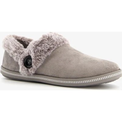 Afbeelding van Skechers COZY Campfire Pantoffels, Dames, Maat: 39, Grey Polyester