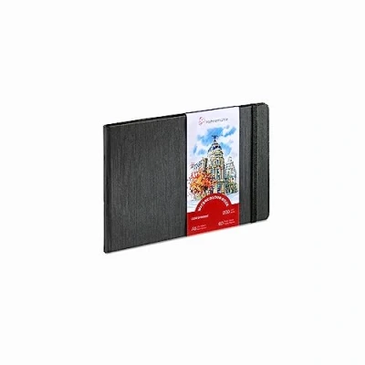 Afbeelding van Hahnemühle Aquarelboek, 200 g/m², fijne korrel, 30 vellen, natuurlijk wit, DIN A5 landschapsformaat
