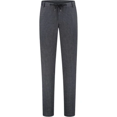 Afbeelding van Gents Blumfontain bloemetje navy Maat L