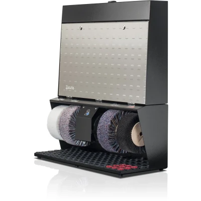 Afbeelding van Heute Polifix 4 Super Schoenpoetsmachine EmbossedV2A House Black
