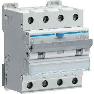 Afbeelding van Hager ADM416G Aardlekautomaat 3P+N 16A 30mA