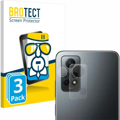 Afbeelding van BROTECT Screenprotector voor Xiaomi Redmi Note 12 Pro 4G (ALLEEN Camera Lens) Folie Beschermfolie Beschermglas transparant (3 Stuks)