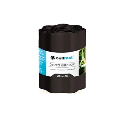 Afbeelding van Cellfast 20cm x 9m golvende tuinrand zwart