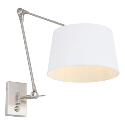 Afbeelding van Steinhauer Schemerlamp Gramineus metaalgrijs 9722ST