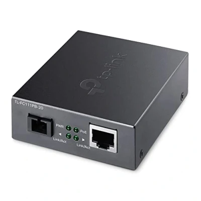 Afbeelding van TP LINK TL FC111PB 20 netwerk media converter 100 Mbit/s Zwart