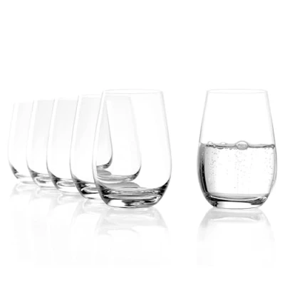 Afbeelding van Stölzle Lausitz Event Waterglazen, set van 6, 465 ml waterbekers in tijdloos design, vaatwasmachinebestendige en onbreekbare sapbekers, Everyday kristallen beker loodvrij kristalglas