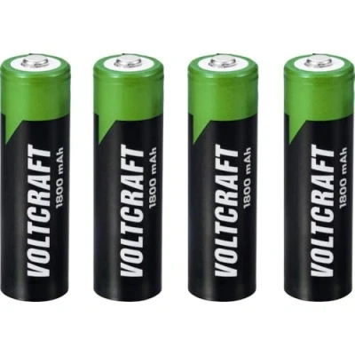 Afbeelding van VOLTCRAFT VC 16026010 Oplaadbare AA batterij (penlite) NiMH 1800 mAh 1.2 V 4 stuk(s)