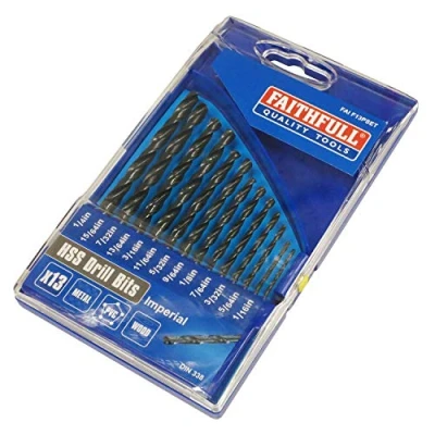 Afbeelding van Faithfull 13 stuks HSS boorset 1/16 1/4 x 1/64 FAIF13PSET