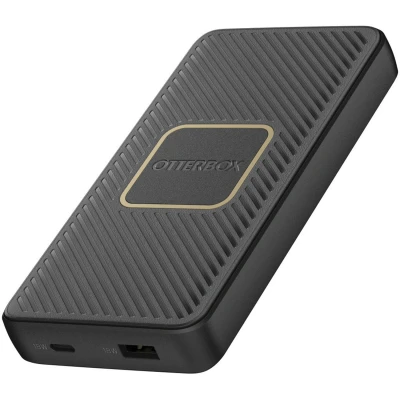 Afbeelding van Powerbank 10.000 mAh 18W USB/USB C PD + 10W Draadloos van OtterBox / Zwart Kunststof