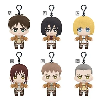 Afbeelding van Banpresto BP19084 Attack On Titan Tomonui Plush Assort Series 1, 15 cm, meerkleurig